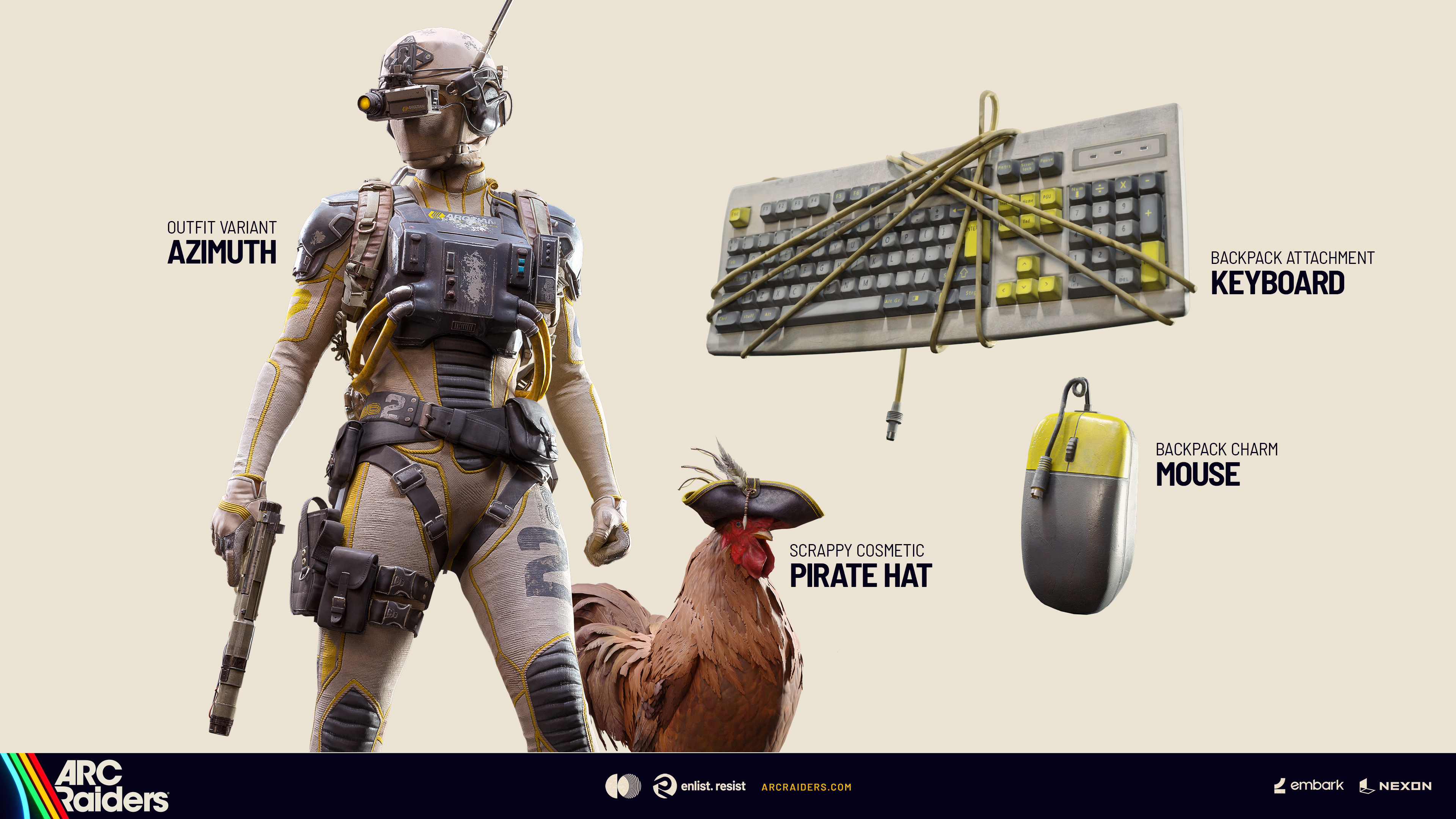 La nouvelle collection ARC Raiders par Corsair est simple, mais sublime